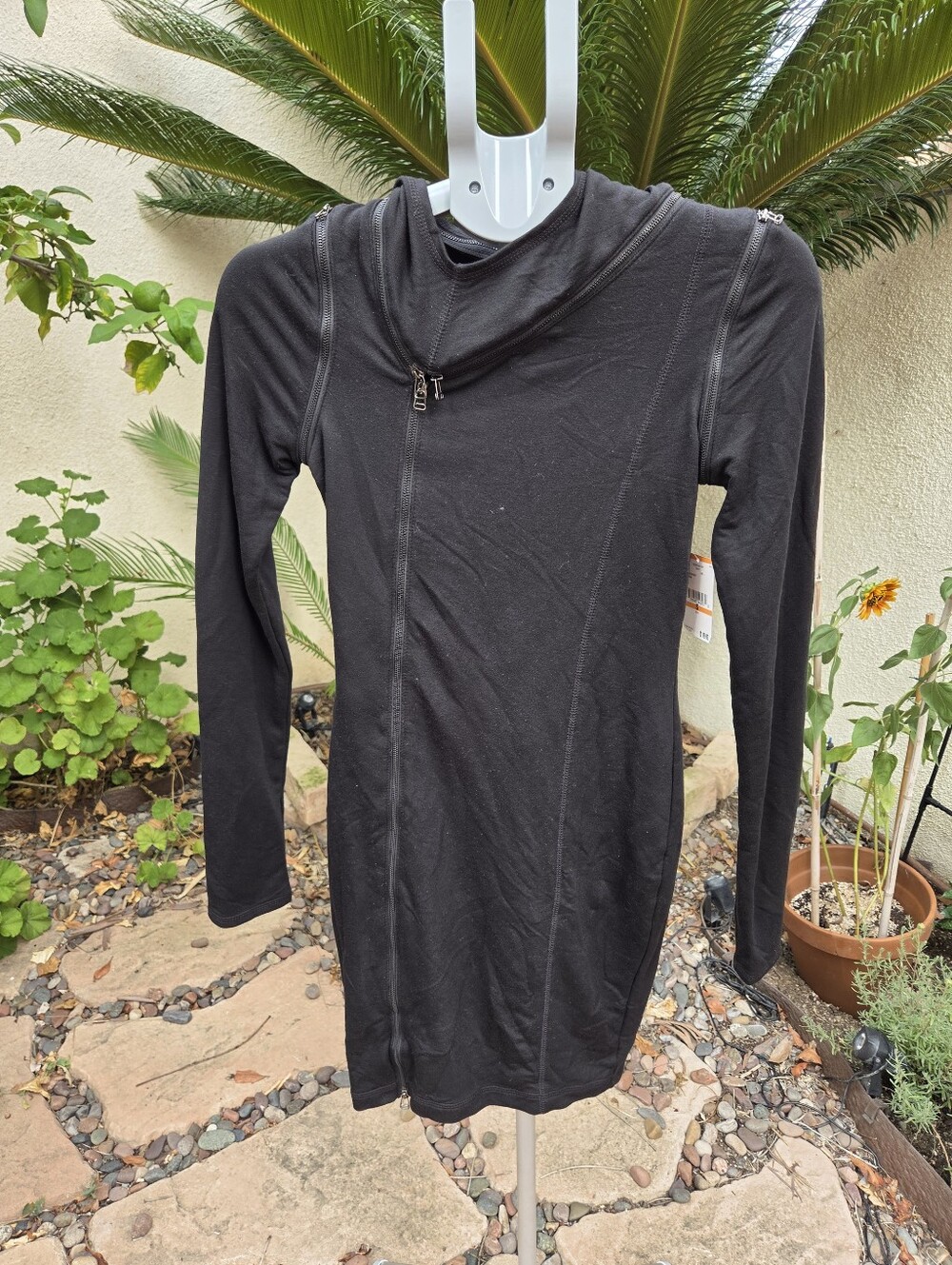 NWT Rachel Rachel Roy Midi Asymetrical Zippered Convertible Dress